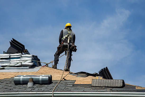 Professional Gutter Installation technician working in Crystal Bay, MN